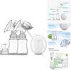 Double Electric Breast Pump With Silent Suction For Nursing Mothers