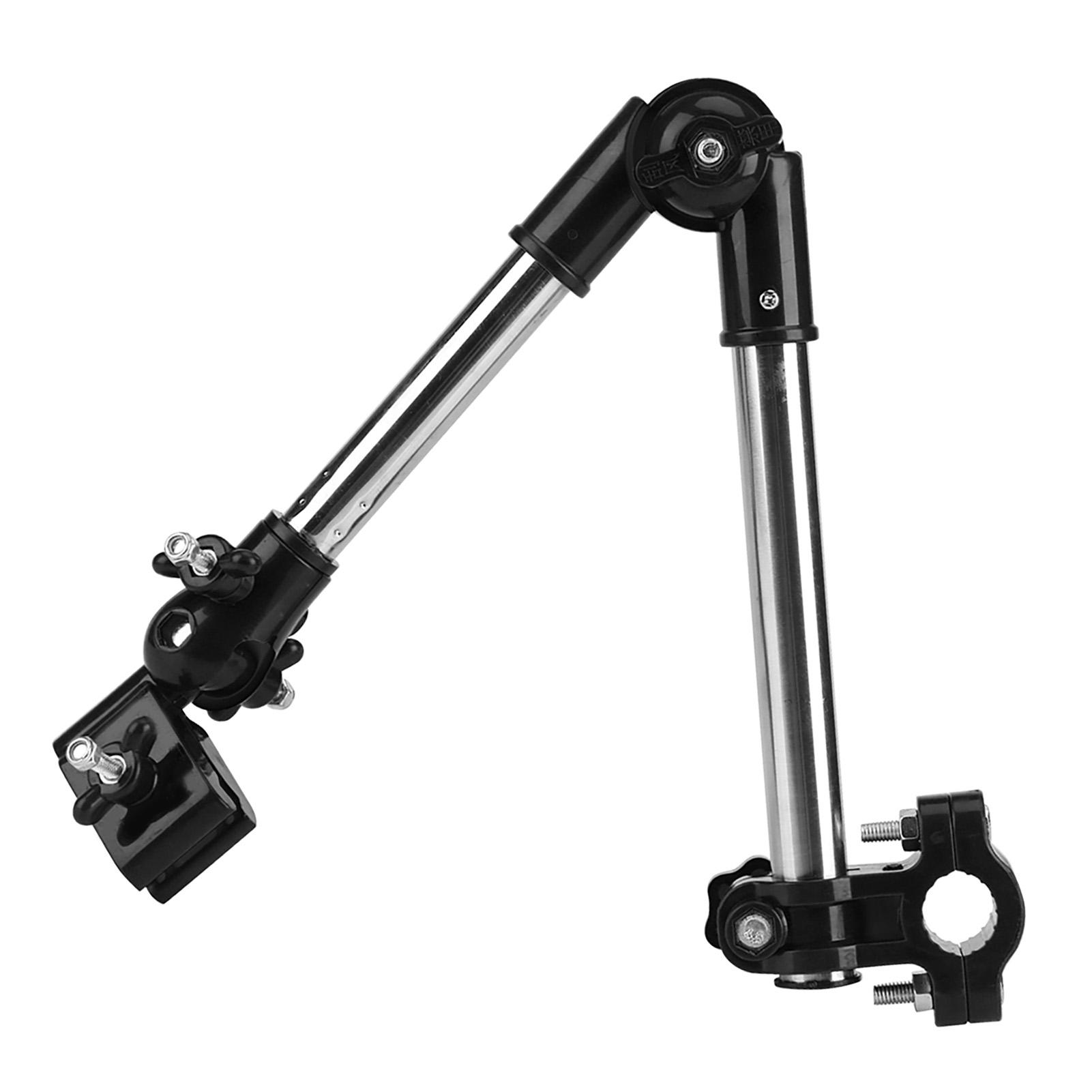 

360 degrees Adjustable Umbrella Stretch Mount Stand Holder Baby Stroller Pram Bicycle Chair Black чёрный