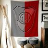 CA River Plate Wall Tapestry Aesthetic Wall Hanging Printed Fabric Blanket Decorative Tapestries for Bedroom Living Room Home Decor