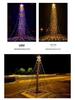 LED Five-Pointed Star Christmas Tree Outdoor Waterfall Lights - Flowing Water Hanging Gardens & Courtyards Decor