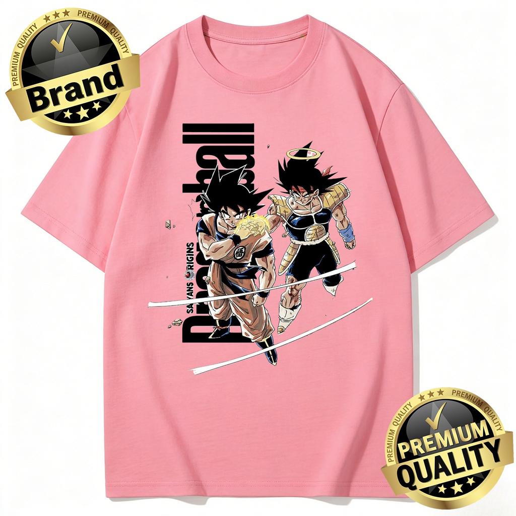 Dragon Ball 2026 New Hot Summer Retro High Quality Cotton Oversized T-Shirt Goku Transformations Unisex Men Women Anime Tee