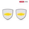 1/2 Stück 3D Metall Auto Styling Schild Emblem Abzeichen Aufkleber Für Chevrolet Spark Captiva Cruze Malibu Equinox Trax Camaro Blazer
