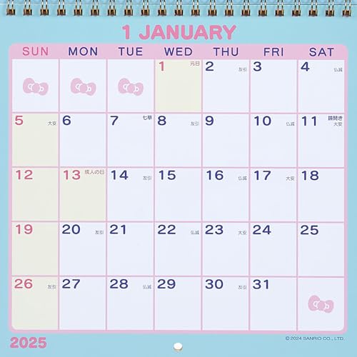 Sanrio Wandkalender M 2025 Hello Kitty Wandbehang 452173