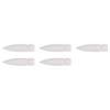 Pack Of 5/10 Acrylic Marker Replacements Brush Tip 1mm-5mm Line Wide Liquid Acrylic Paint Pen Brush Tip For Art Painting