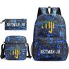 Lionel Messi · Peripheral Printed School Bag Three-Piece Pencil Case Shoulder Bag Backpack