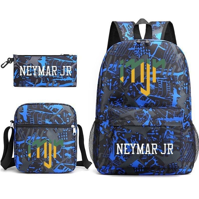 Lionel Messi · Peripheral Printed School Bag Three-Piece Pencil Case Shoulder Bag Backpack