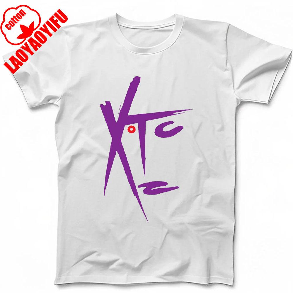 XTC Drums and Wires New Wave Rock Music Gift Black T Shirt Fashionable and Casual Combed Cotton Short Sleeved Round Neck T-shirt