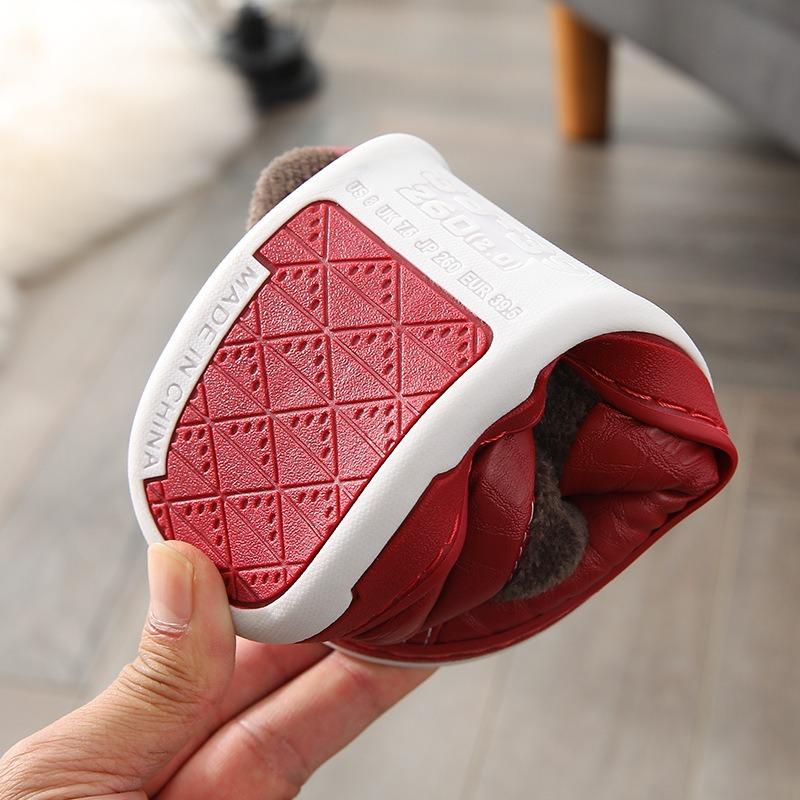 Cotton confinement shoes light and soft thick-soled women's shoes autumn and winter home indoor couple new warm shoes warm