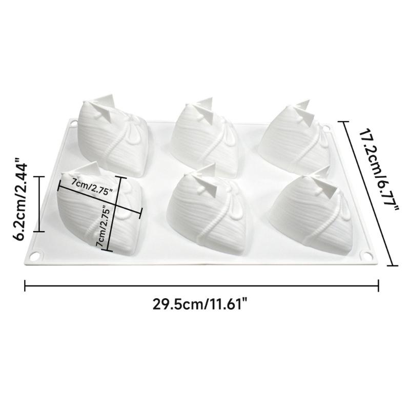 Rice Dumpling Fondant Molds Resin Chocolate Cake Baking Mold DIY Craft Ornament