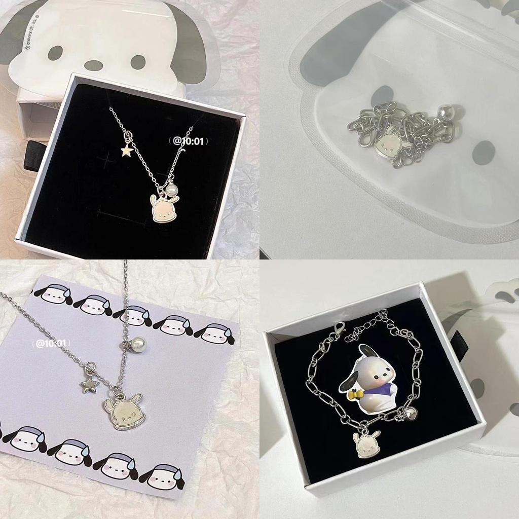 Adorable Girls Pochacco Bracelet With Cartoon Pendant Chain Regular