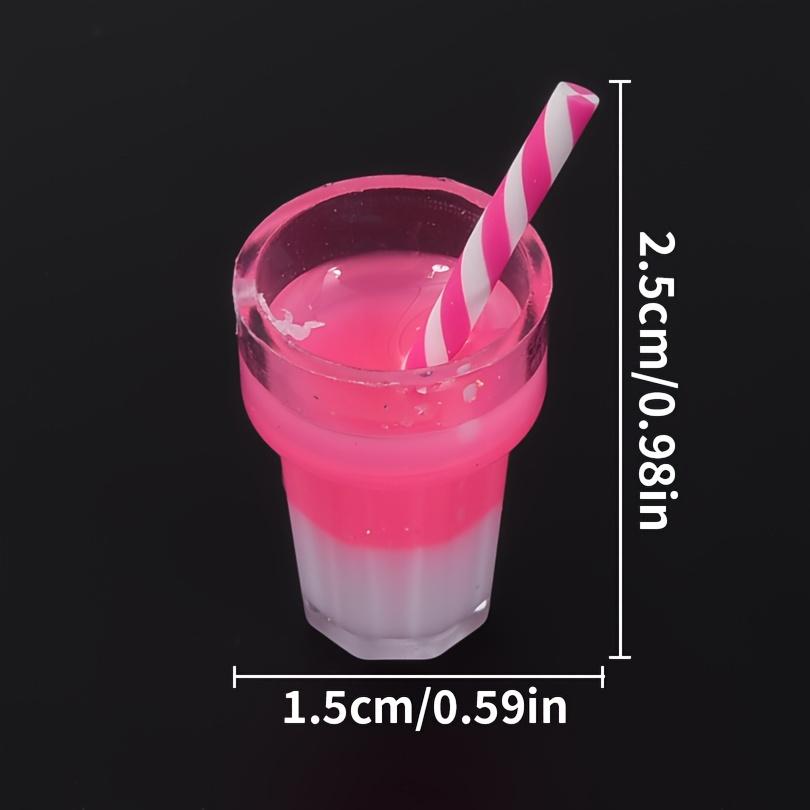 [Pastel Resin Pendant] 30pcs Resin Beverage Pendant | Various colored, striped, and solid design DIY jewelry for jewelry making,