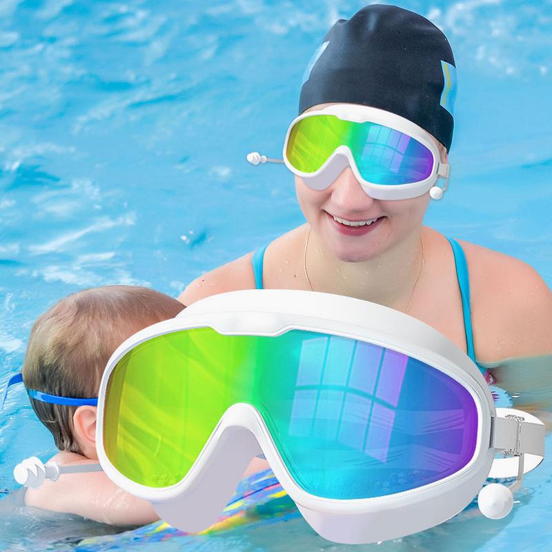 Anti Fog Swimming Goggles Adjustable Swim Goggles With Wide View HD Swimming Goggles No Leaking Full Protection Pool Goggles