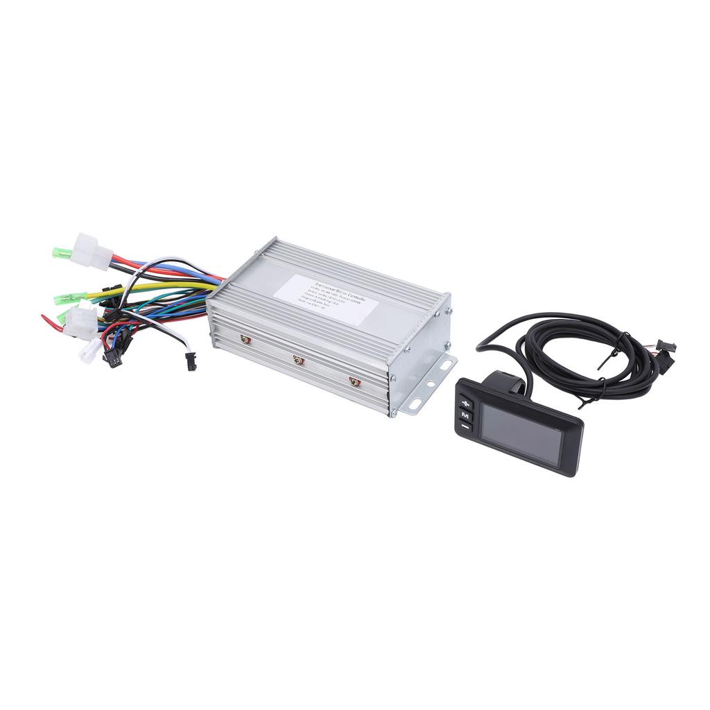 Bike Controller Display Kit 36V 48V 60V 500W 28A Bike Brushless Controller G51 LCD Display Meter for Modification