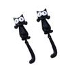 Charming Black Cat Cartoon Earrings - Unique Design & Fun Women’s Fashion Accessories