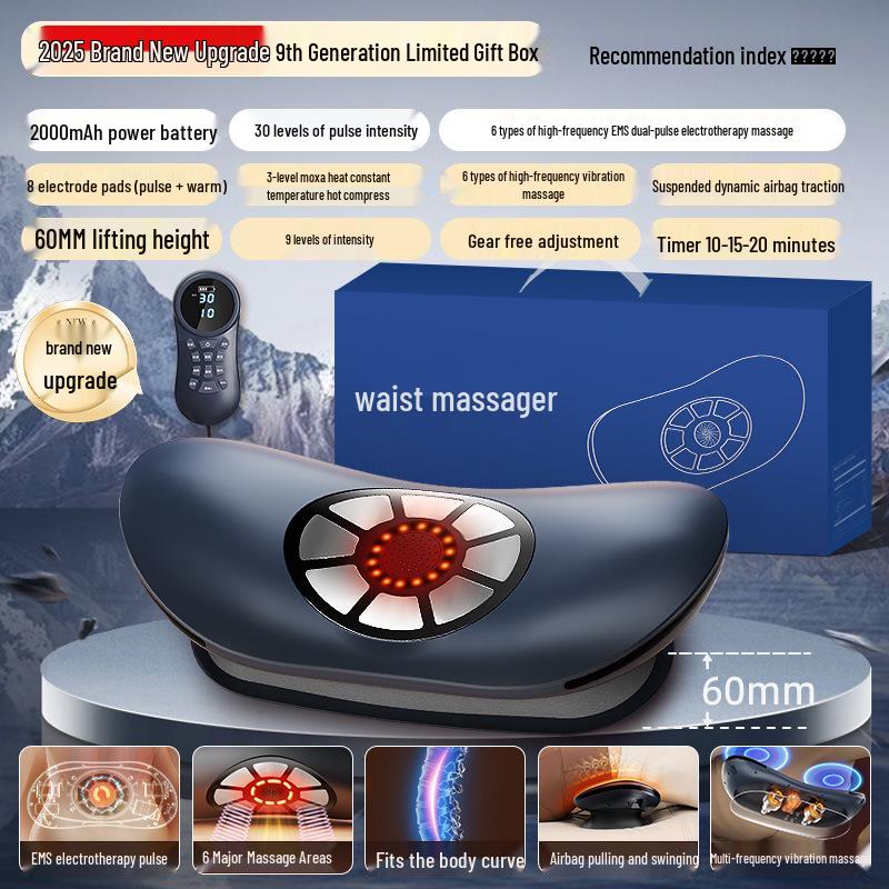 

Потужний акумуляторний масажер для релаксації м’язів із чотирма головками