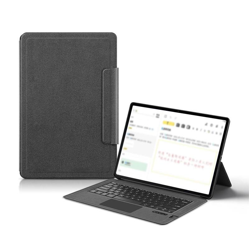 Slim Leather Case With Bluetooth Keyboard Pad 6 Max 14 Inch Tablet Stand Cover Anti-Slip Full Protection Business Style