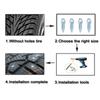 100Pcs Anti-Slip Tire Studs Screws Nails for Bicycle Hiking Shoes Anti-ice Snow Spikes