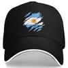 Argentina Flag Sun Baseball Cap Tennis Skate Adjustable Trucker Hat Unisex Adult Casual Custom Logo Baseball Caps