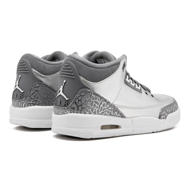 Jordan 3 Retro Premium Heiress Metallic Silver GS AA1243-020
