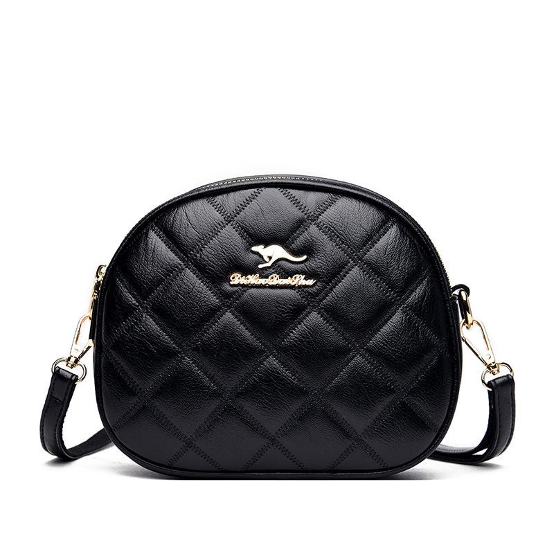 Women's small bag 2025 autumn and winter new trendy fashion versatile portable mother bag light luxury soft leather shoulder messenger bag