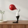 Modern Resin Figure Creative Shape Sculpture Minimalist Balloon Person Figurine Available Now