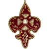 Vivienne Christmas Ornament Cross Handmade Red, Ornament, 86010XO-RE