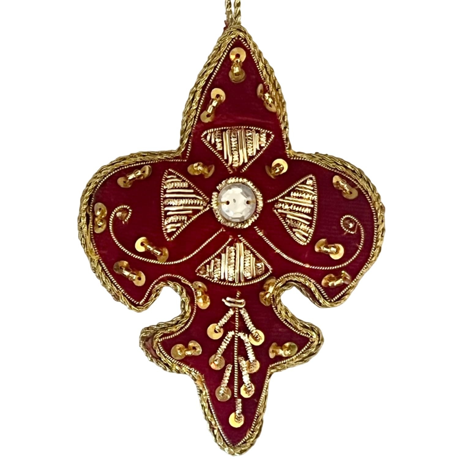 

Вивьен Рождественское украшение Крест Ручной работы Красный, Украшение, 86010XO-RE