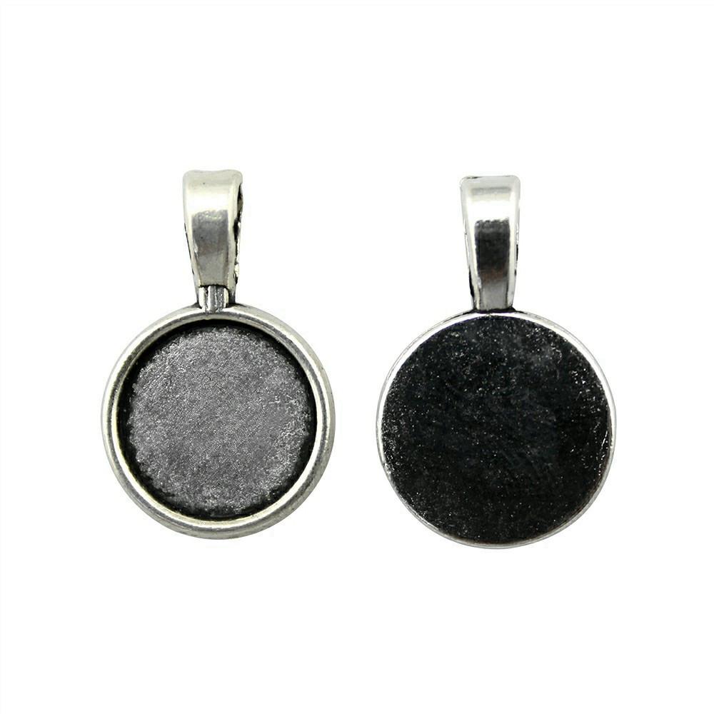 Accessories Parts Fit Round 8-15Mm Glass Cabochon Base Setting Tray Wedding Jewelry Findings QA016