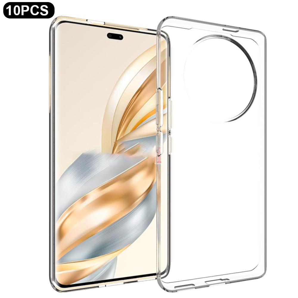 

10Pcs/Pack For Honor Magic7 Lite 5G/X9c 5G/X60 Pro 5G Clear Case Watermark-Free TPU Protective Cover A