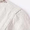 Men's 100% Pure Linen V-Neck Seven-Sleeve Casual Shirt