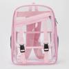 PVC Transparent Shoulder Bag Unisex Rucksack Simple Large Portable Backpacks Multifunctional Waterproof Male Female Knapsack Sac