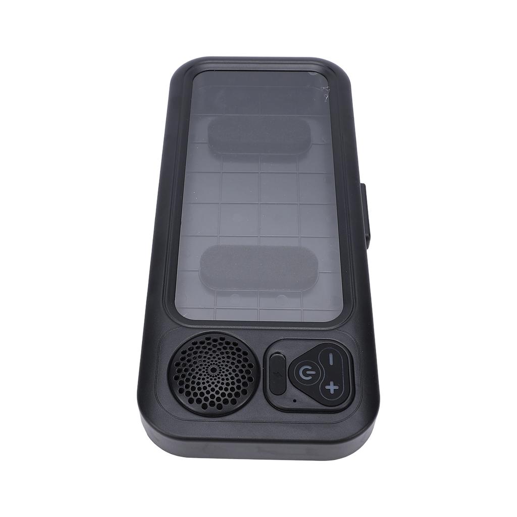 Vodotěsný držák na telefon do sprchy s Bluetooth reproduktorem, dotykovým ovládáním a RGB osvětlením do koupelny