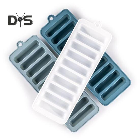 Silicone Chocolate Mold Ice Cube Tray 20ml Capacity Easy Release with Hanging Hole Homemade Crayon Candy Making Tools