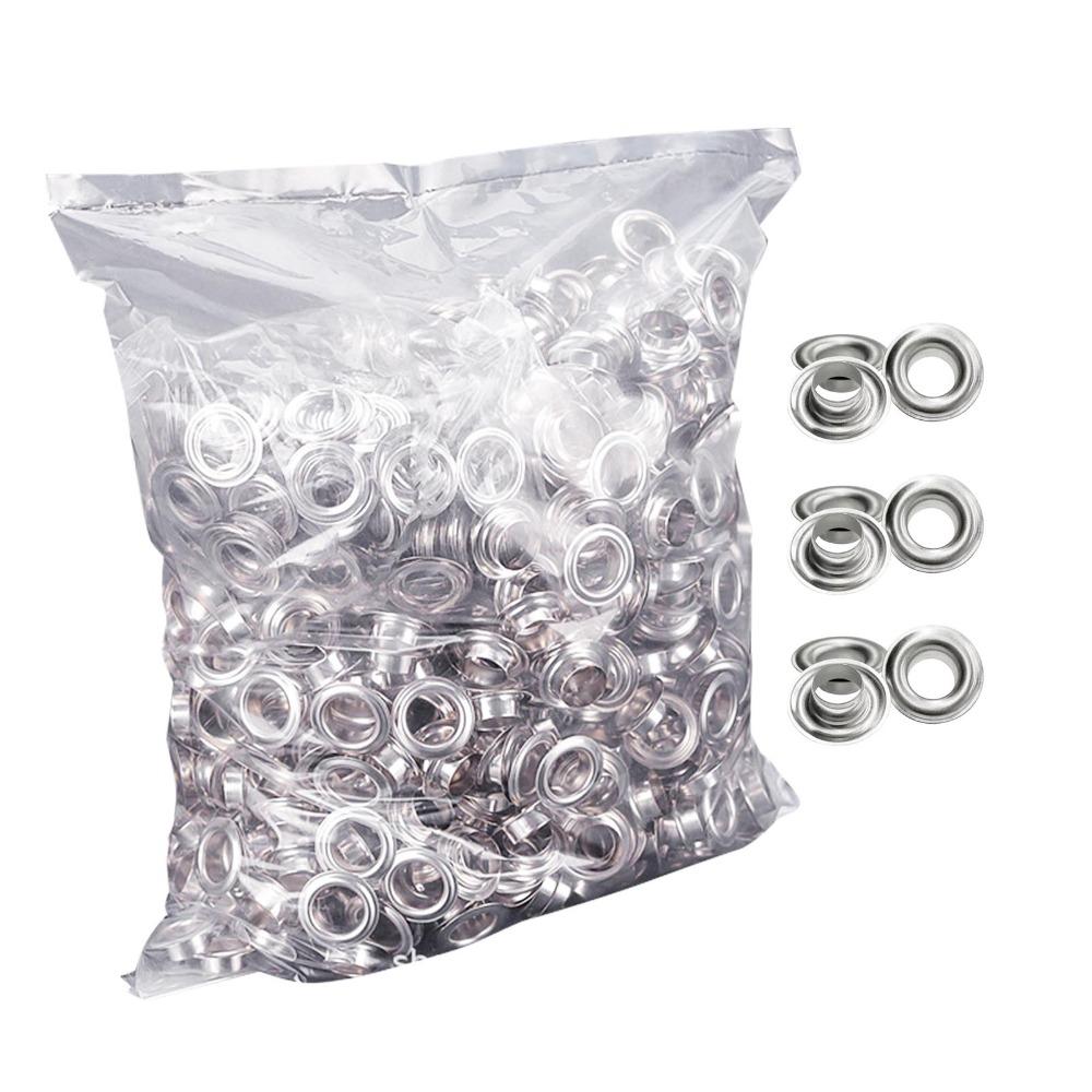 1000pcs Metal Material Metal Grommets 12mm Size Eyelet Kit Practical Leather Grommets For Clothes