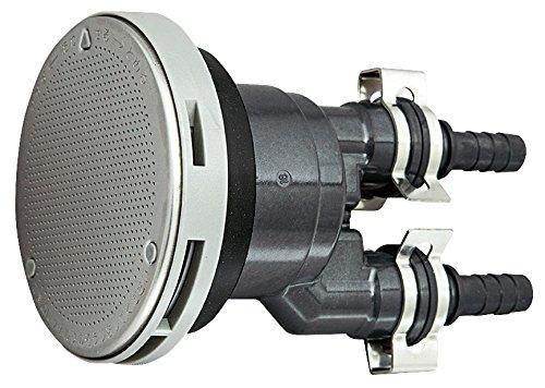 

SANEI Single-Port Circulation Connector for Reheating Pipes, with Stainless Steel Cover, for 10A Hose, JT41-44-10A