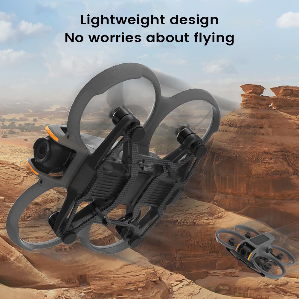 

Захисна нижня броня для DJI Avata 2 Захист від зіткнень Нижня броня з вуглецевого волокна Аксесуари для дрона чорний