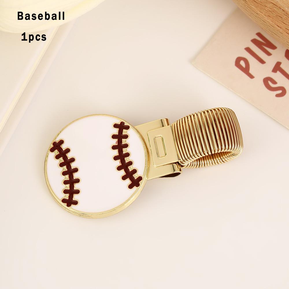 Single-pen Clip: Sports-themed Metal Pen Clip In Soccer And Basketball Styles, As Well As Football And Baseball Styles