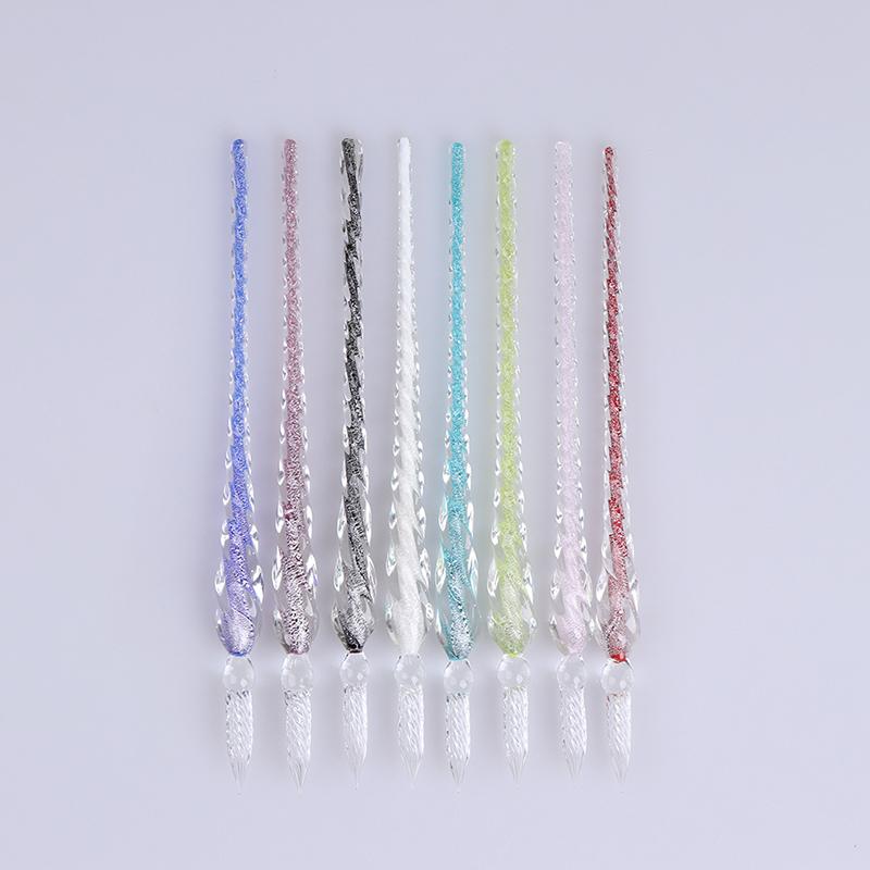 Malování pro kutily Dárkové namáčení kapací plnicí pera namáčecí pera na skleněnou náplň inkoustu