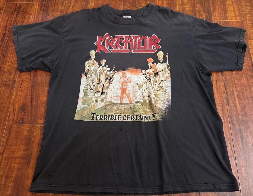 Vintage Kreator Band Terrible Certainty Shirt Unisex Concert S to 5XL EL608 Unisex T-Shirt XXXL