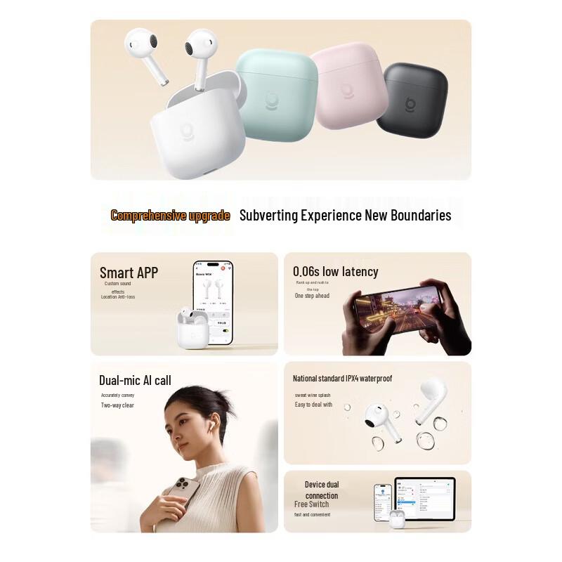 Baseus W04 Semi-in-ear True Wireless Earbuds
