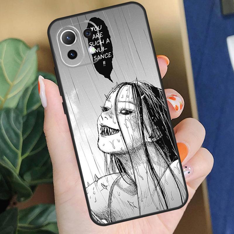Horror Manga Style Case For Xiaomi 15 14 Ultra 13T 14T 15T Pro 17 Pro Max POCO F8 F7 F5 F6 X5 X6 X7 Pro Coque