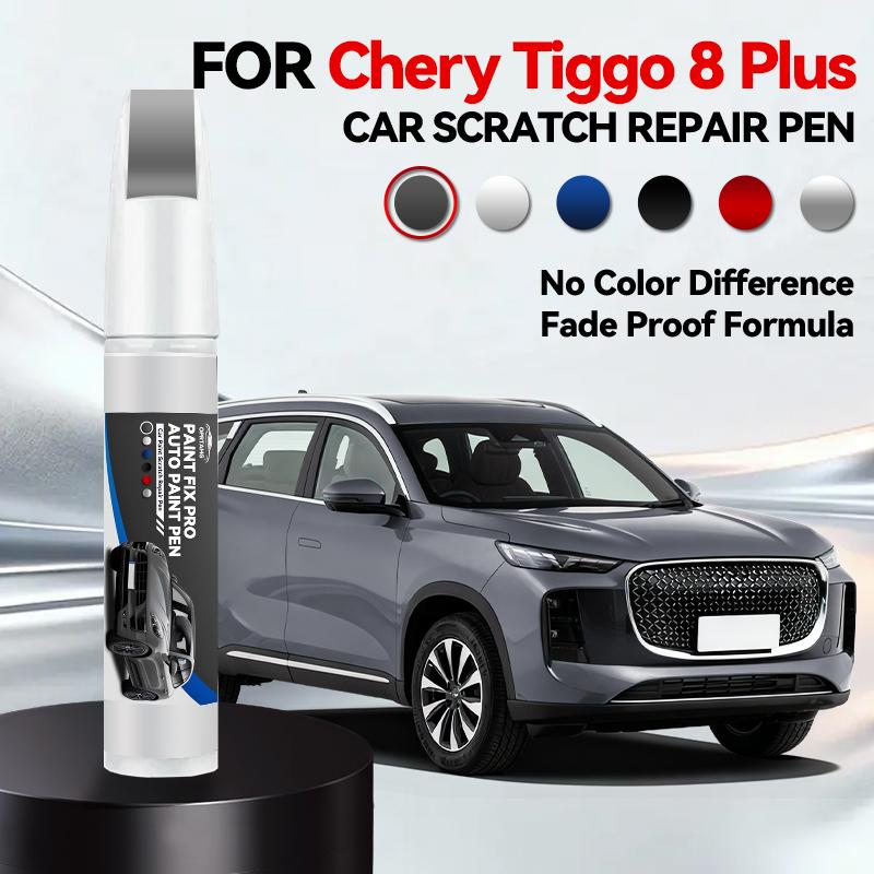 Für Chery Tiggo 8 Plus 1990-2026 Lackreparaturstift Ausbesserungsstift Kratzerentferner Autozubehör Schwarz Silber Grau Blau Rot