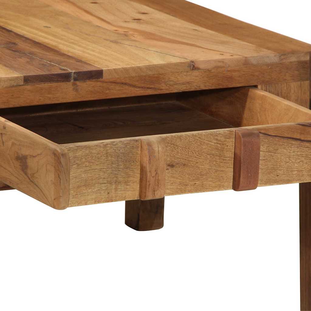 Coffee Table Brown 110 X 54 X 35 Cm Solid Upcycled Wood