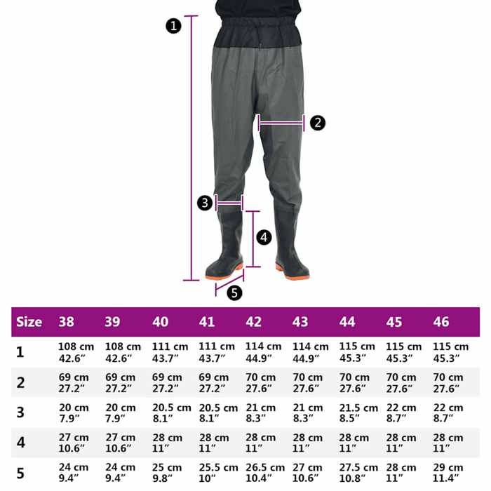VidaXL Thigh-high Boots with Black Boots Size 38-46 PVC