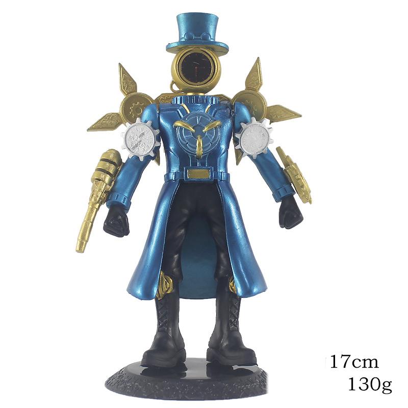 Anime Skibidi Toilet Man Titan Clockman Figur Spielzeug für Kinder Erwachsene Geburtstagsgeschenk Figur Sammlung Puppe