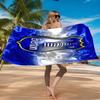Asciugamano da Spiaggia con Stemma dell'Everton Football Club, Asciugamano da Spiaggia in Microfibra, Leggero e Asciugatura Rapida, per Viaggi Estivi, Piscina, Regalo di Compleanno per Fan