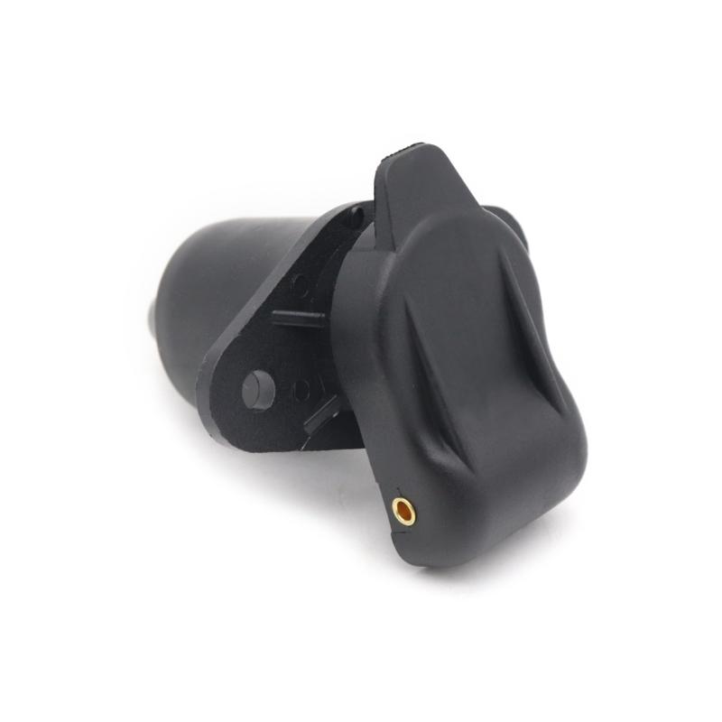 3-poliger Anhängerstecker, mit wasserdichter Versiegelung, 12 V wasserdichter Anhängerstecker, 3-poliger Anhängerstecker für Wohnwagen, Auto