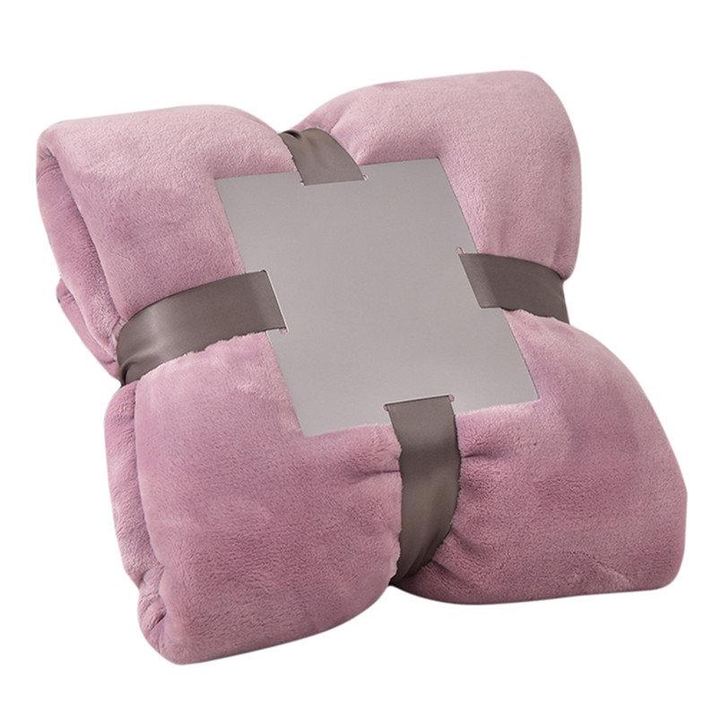 Beds Cover Mat Soft Flannel Blanket Cover Blankets Plush Thicken Car Bed Children Blanket