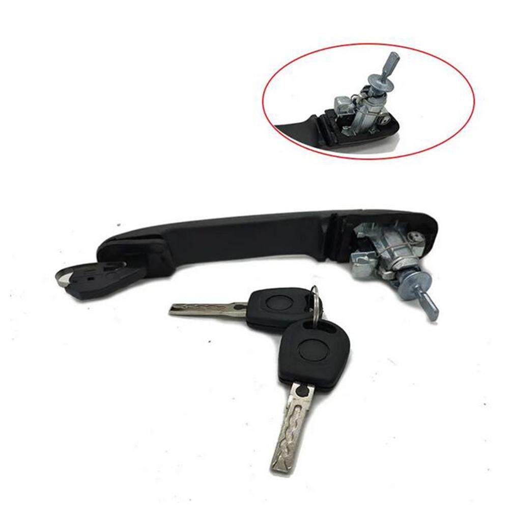 6K0837205 Outside Door Handle W/ Lock Barrel and Keys for VW Sharan