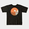 Boys Girls Soft Cotton Graphic Tees Fox Breathable Daily School Wear Kids T-Shirts